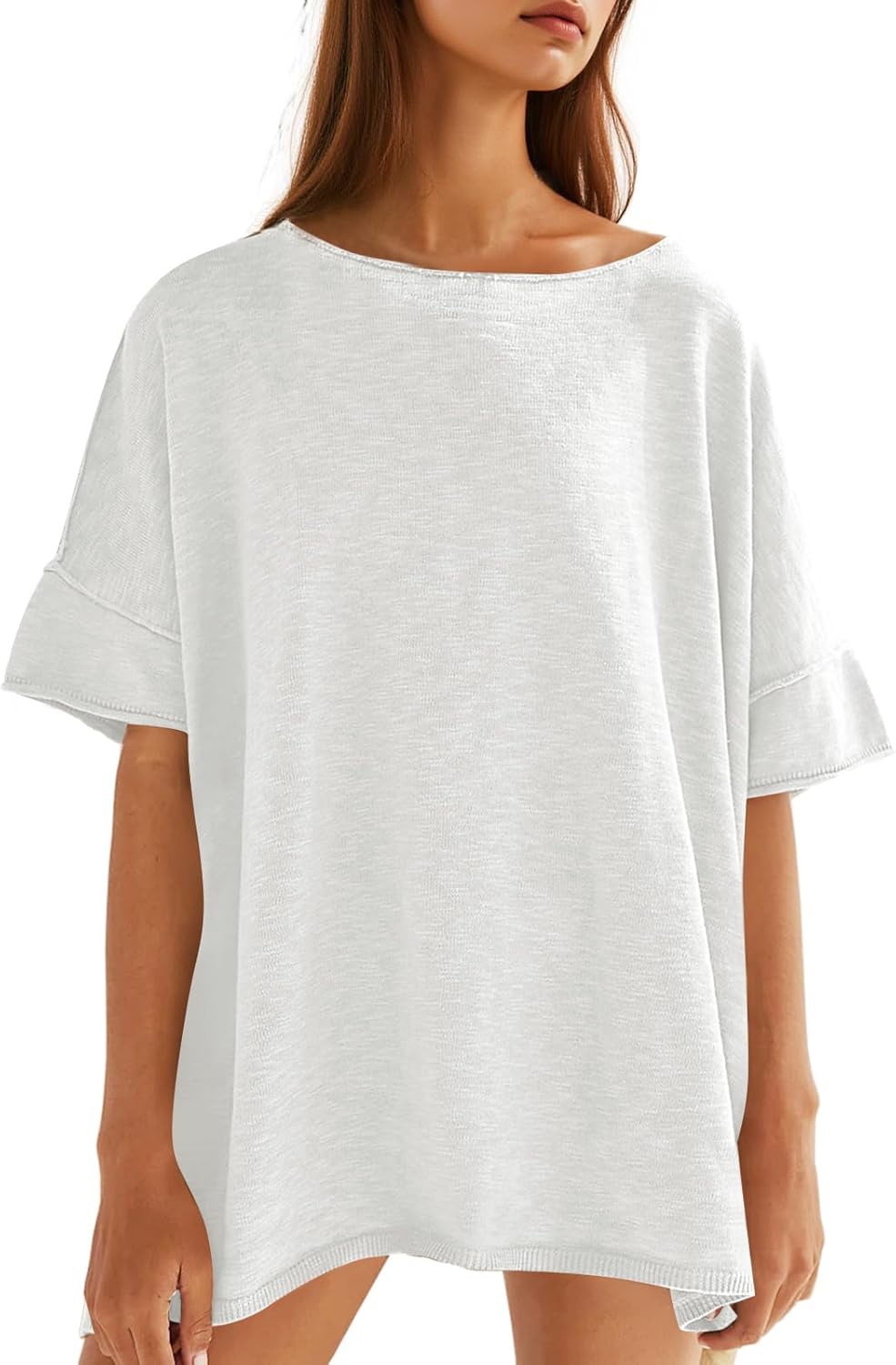 Mother's Day Sale💕Women's Oversized T Shirts-100% Cotton