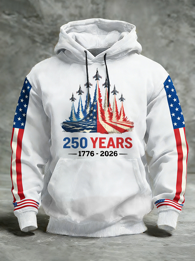 Men'S And Women'S 250Th Anniversary Celebration Hooded Sweatshirt