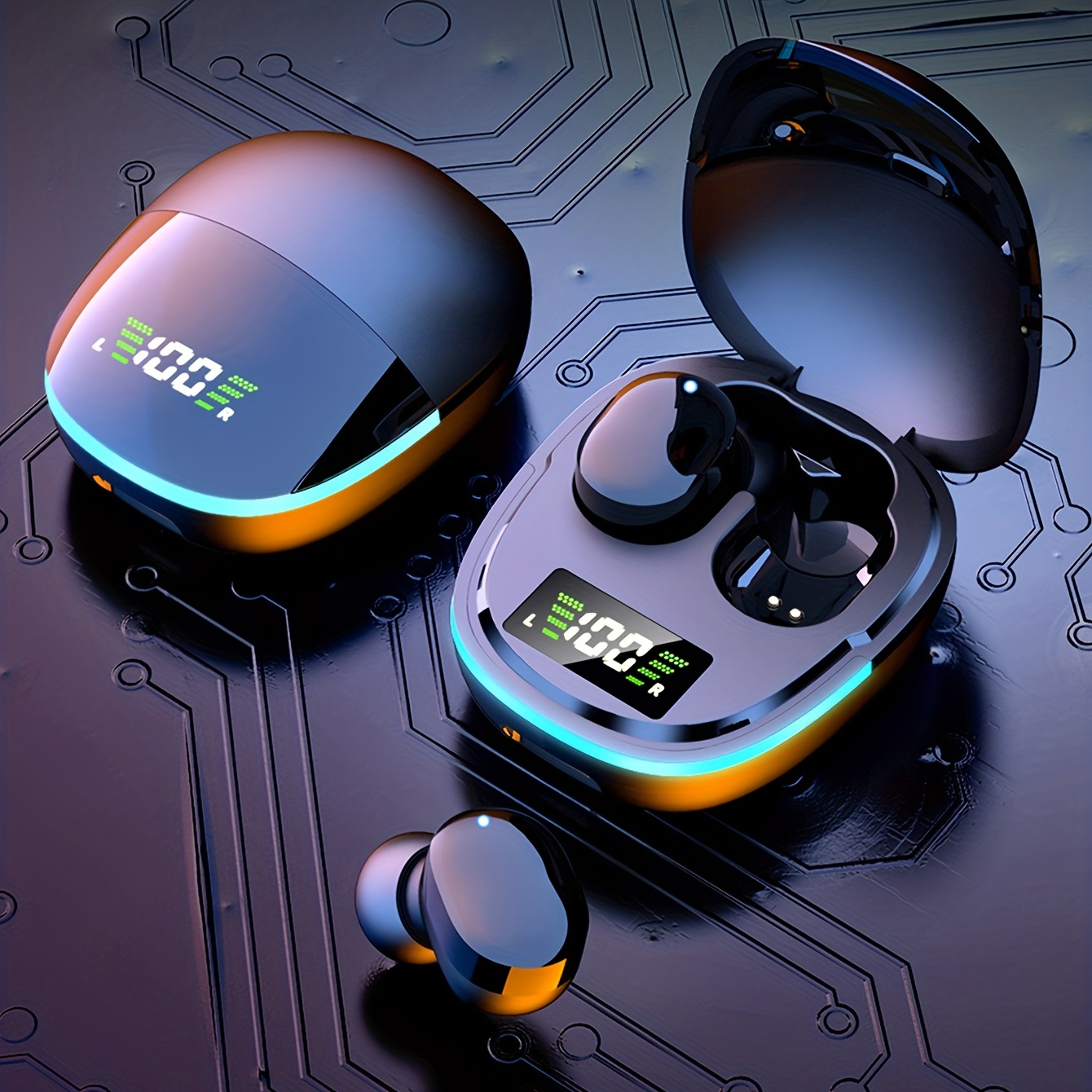 True Wireless Stereo Earbuds Gaming Hands-Free Earphones