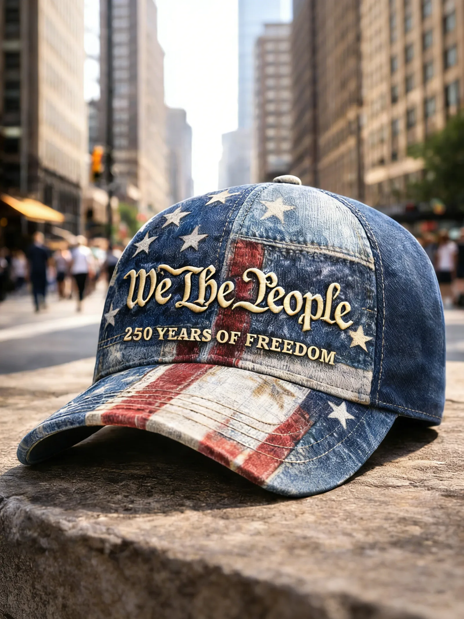USA 250 Anniversary Printed Baseball Cap