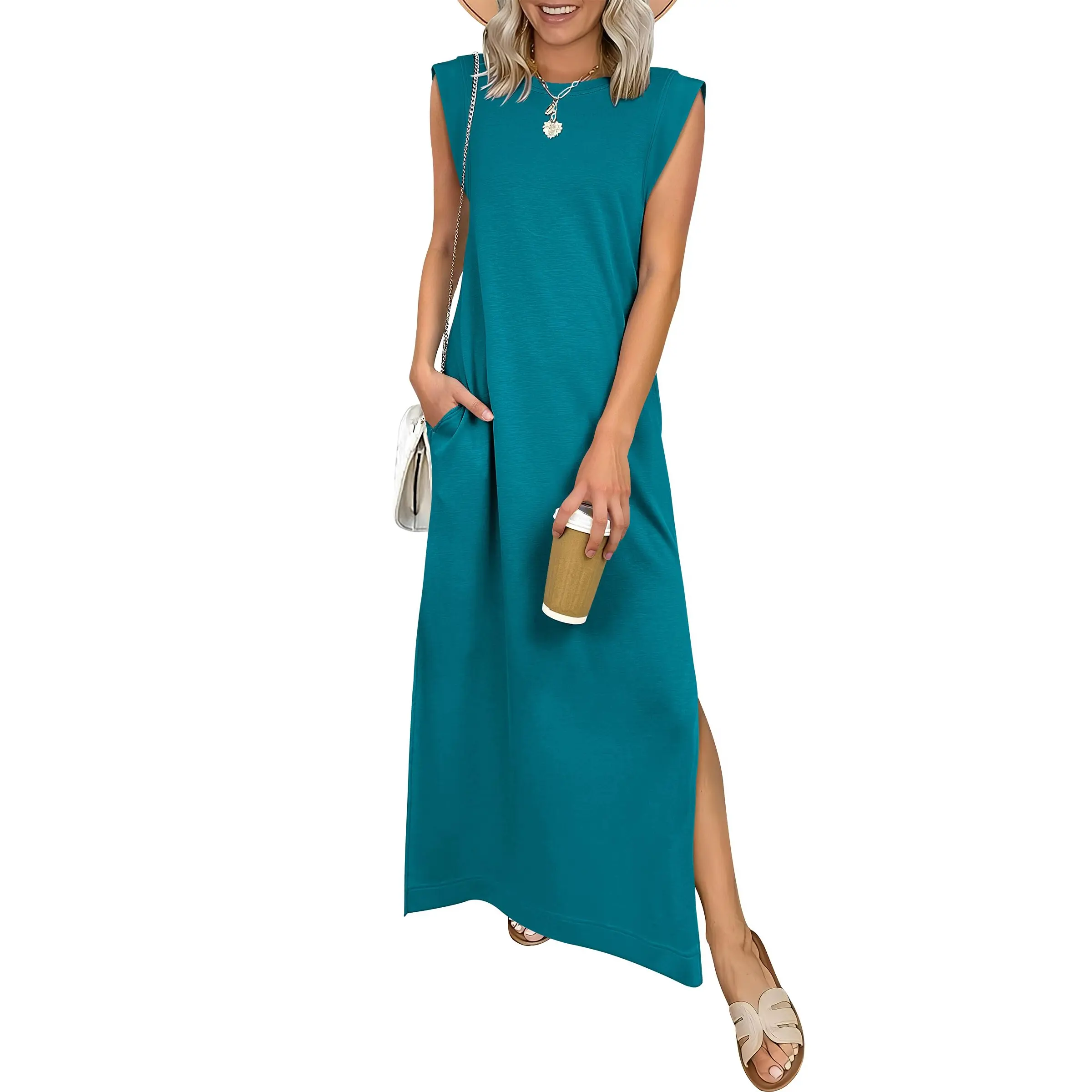 Women's Summer Casual Sleeveless Maxi Dress