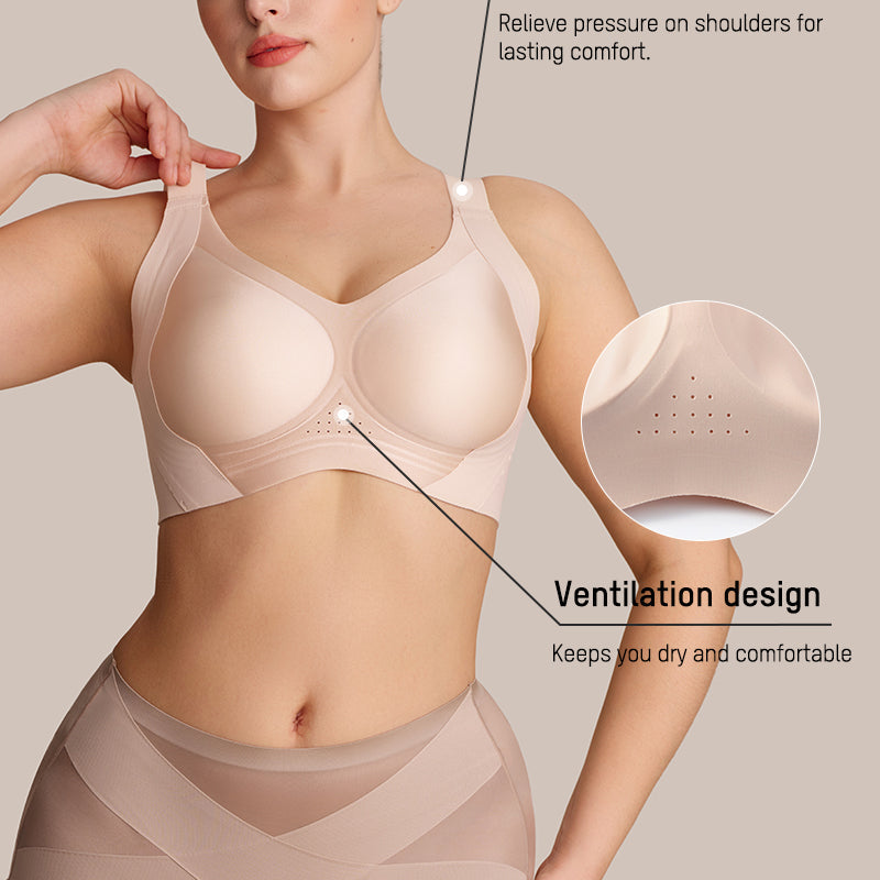 Invisible Wide-Band Wireless Support Bra