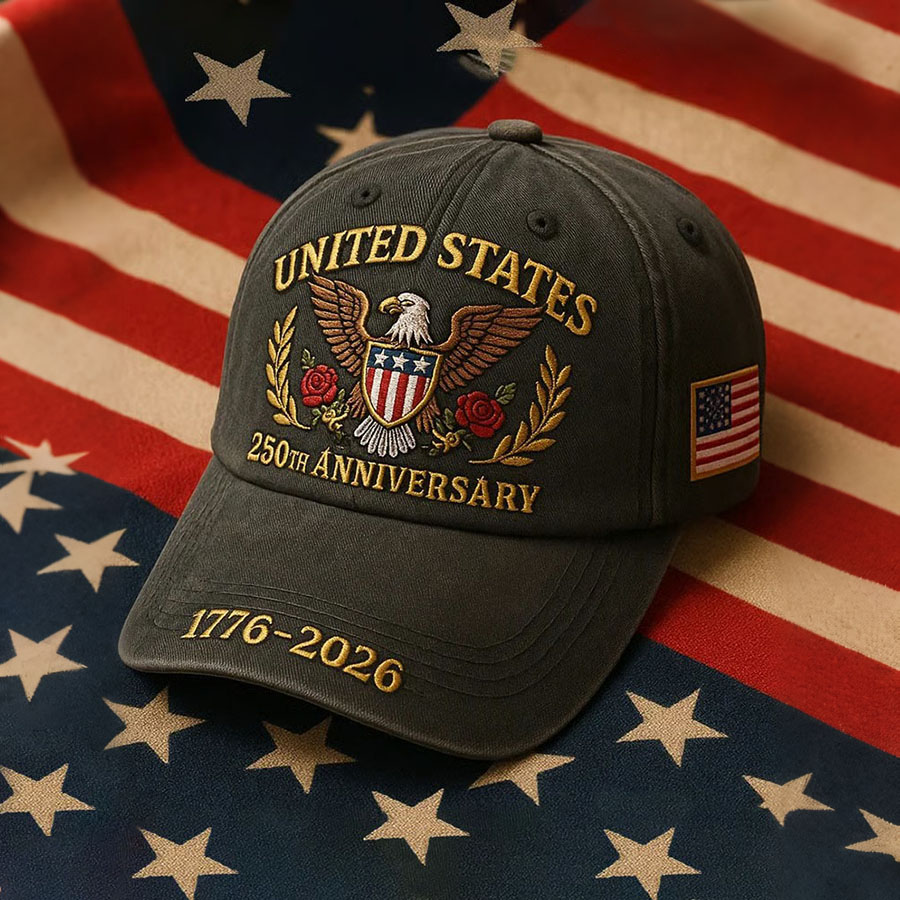 CUnisex  Retro American Anniversary Printed Hat