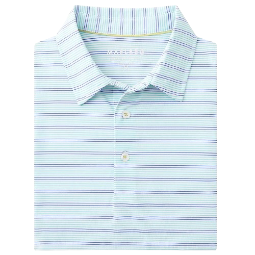 12-Pack Men's Golf Shirts — Moisture-Wicking Performance Short-Sleeve Striped Polo