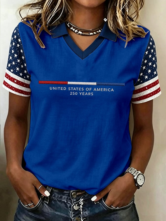 Women's United States 250TH Anniversary Print Shirt