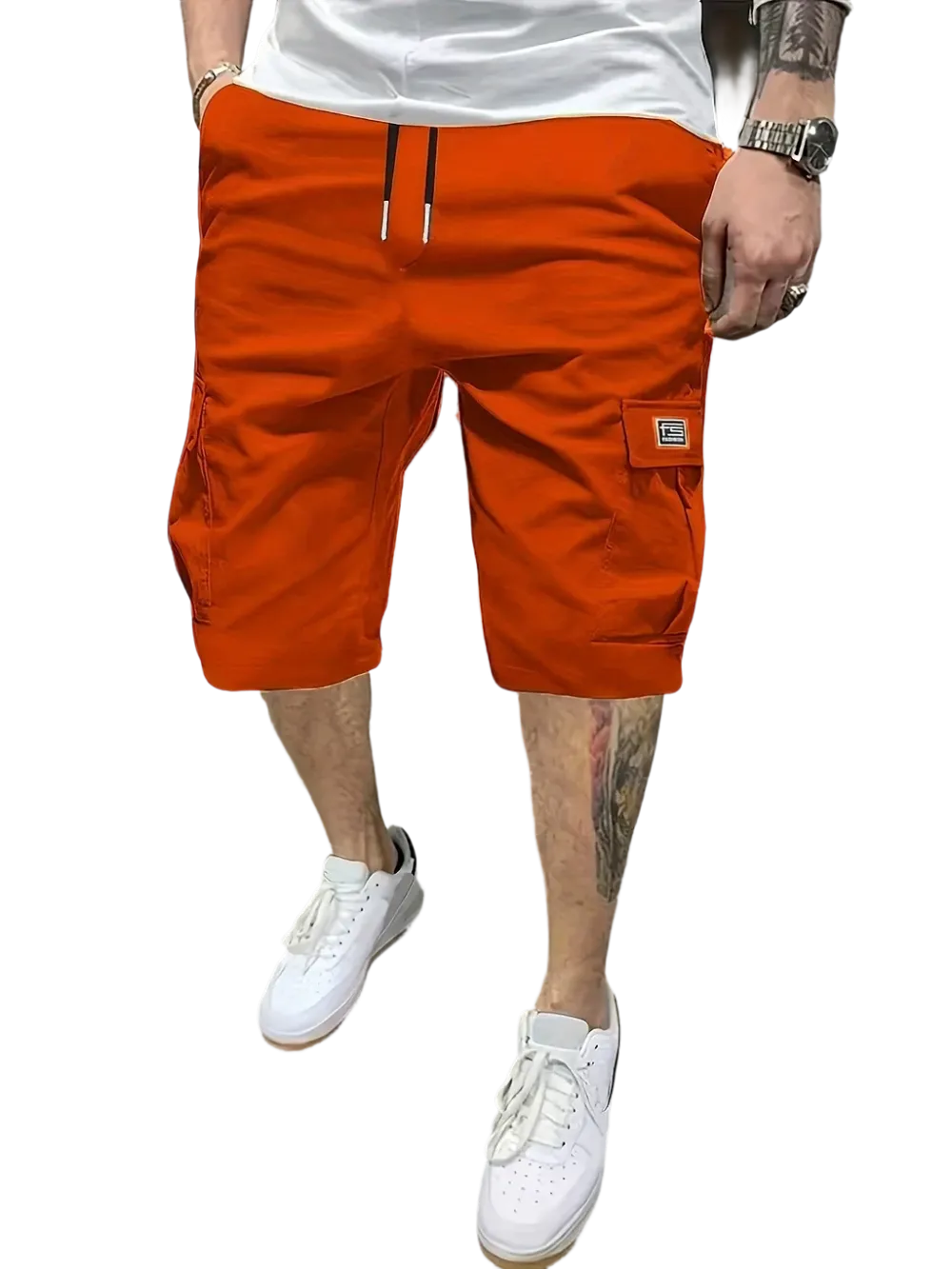 Men's lightweight summer cargo shorts