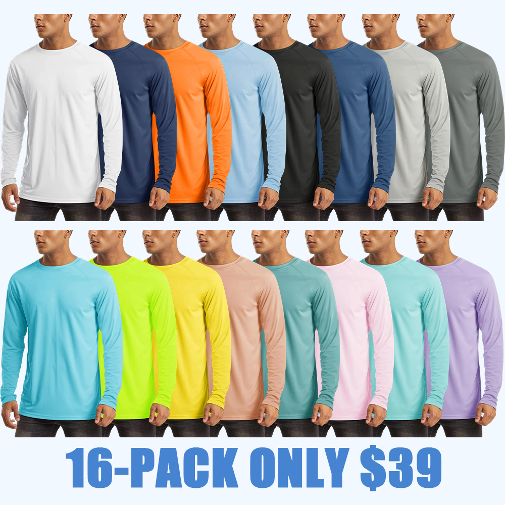 Men's UPF 50+ Long Sleeve Rash Guard