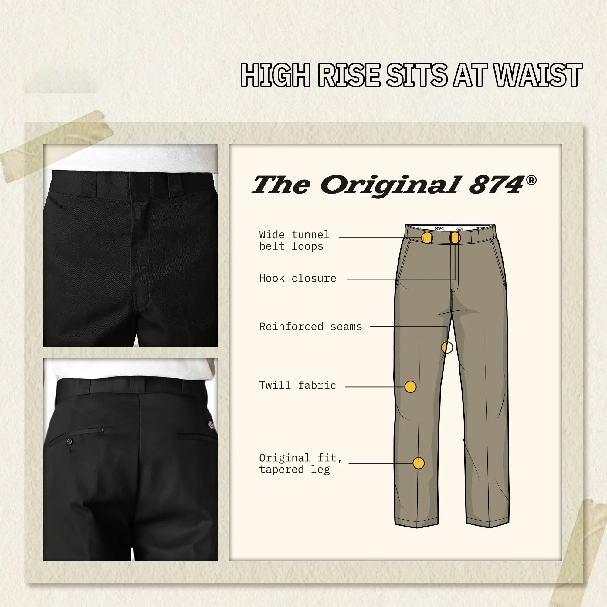Men's Classic Twill Work Pants