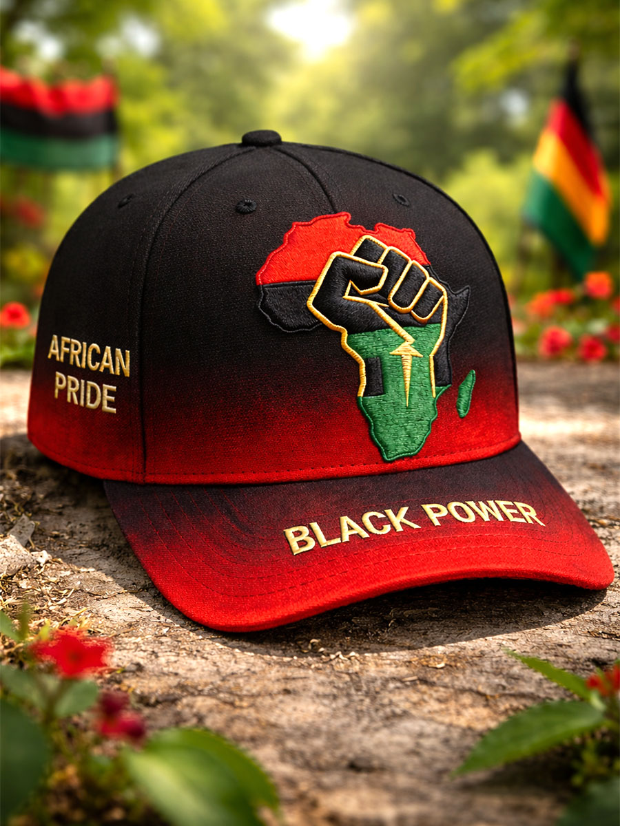 African Pride Black & Red Baseball Cap