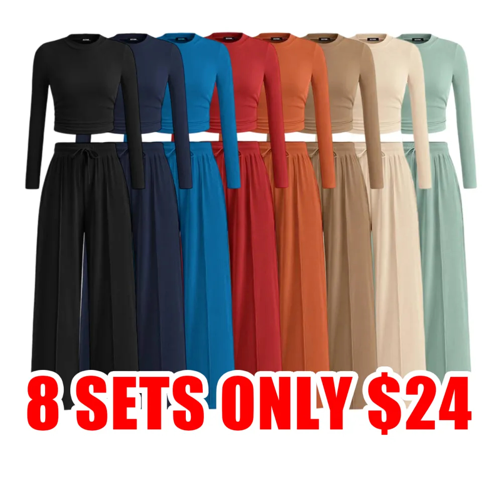 Women’s 2-Piece Ribbed Knit Lounge Set