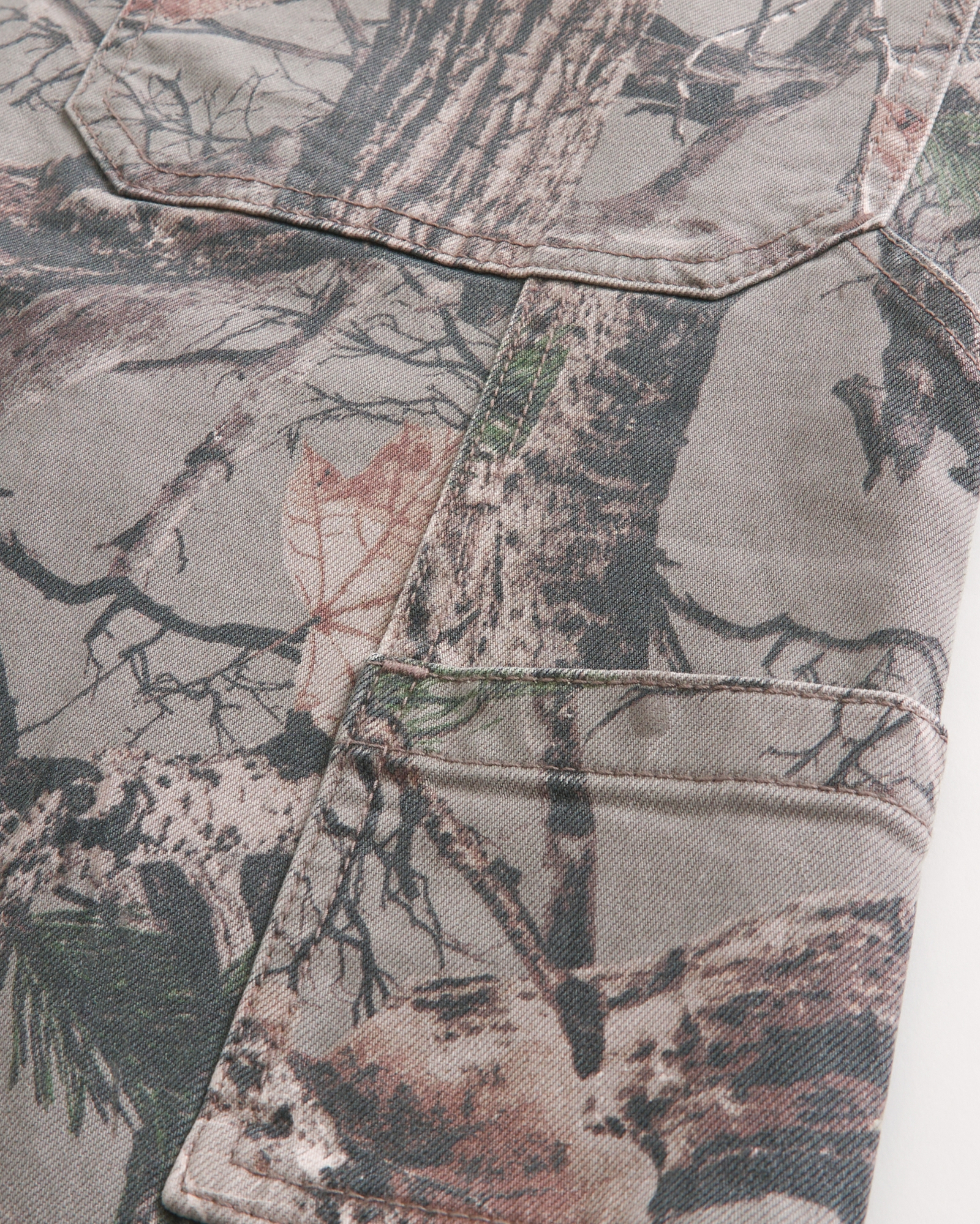 Dark Wash Logo Embroidery Super Baggy Jeans