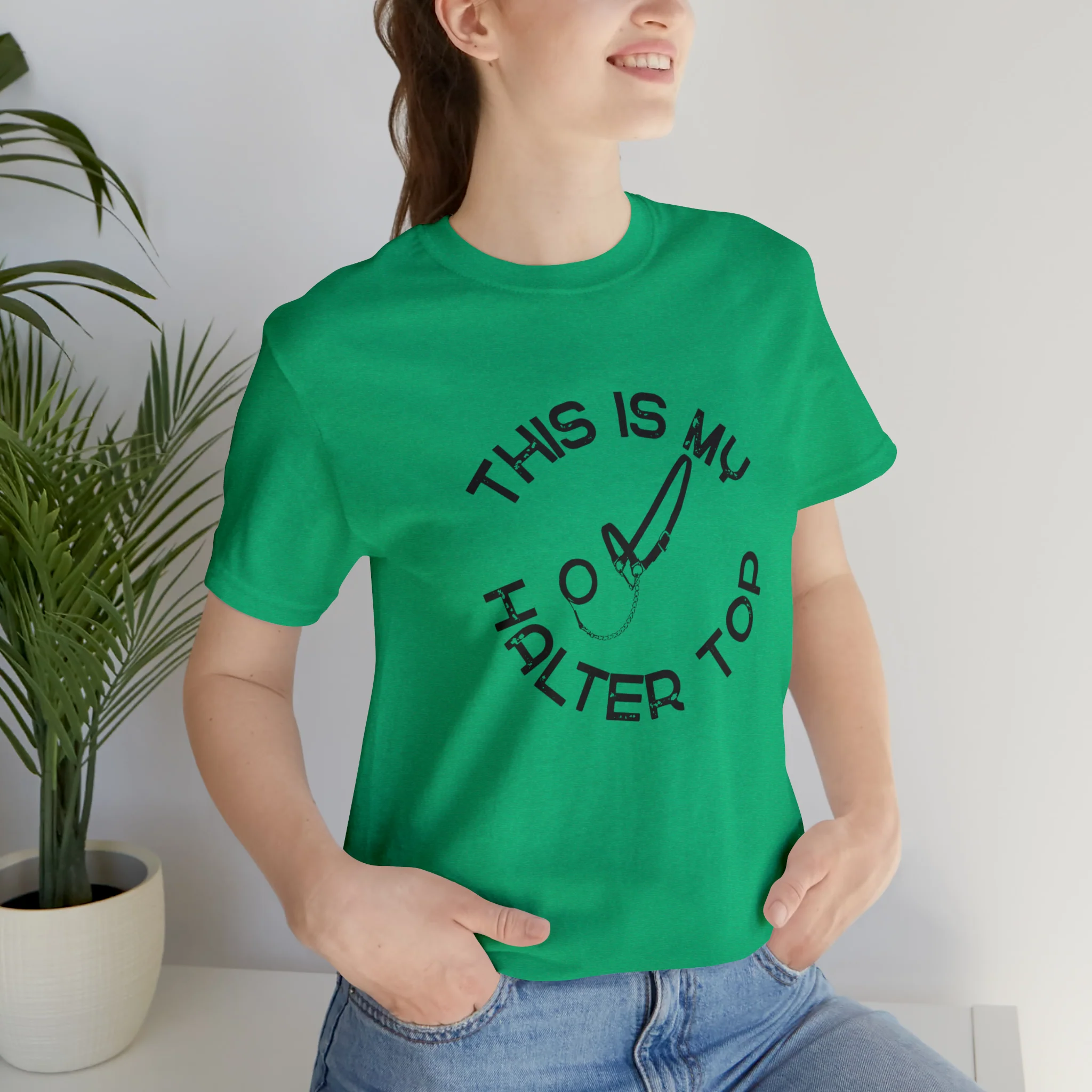This is My Halter Top Unisex Jersey Short Sleeve Tee