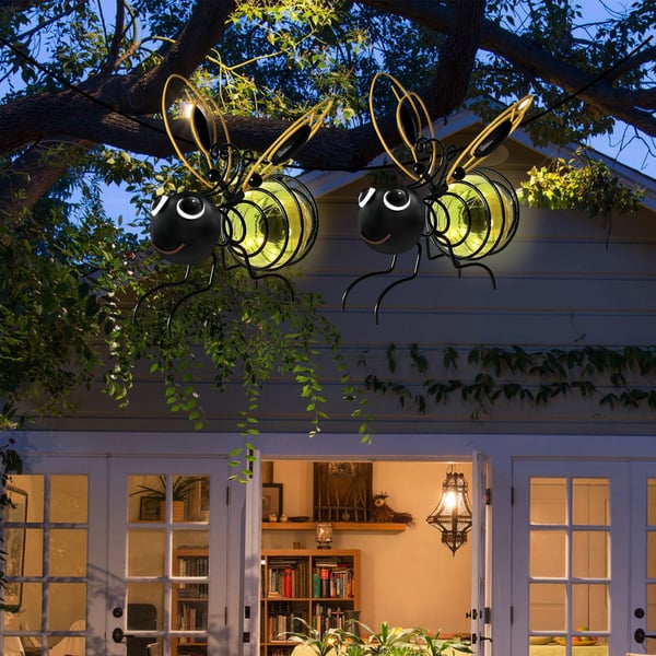 Solar Bee Light Outdoor Hanging Insect Simulation Light