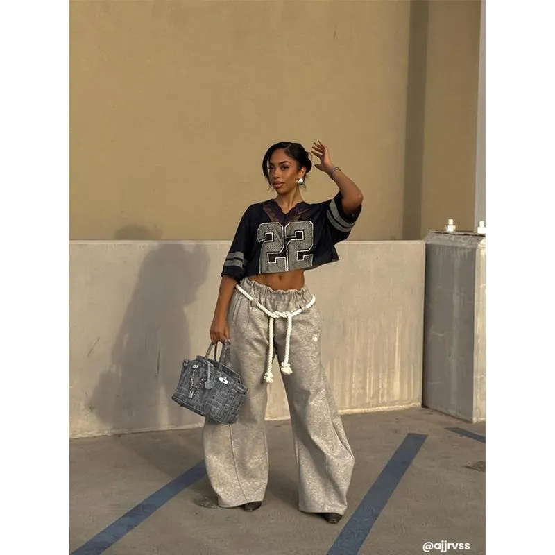 Women Casual Elastic Waist Lantern Trouser Sweatpants