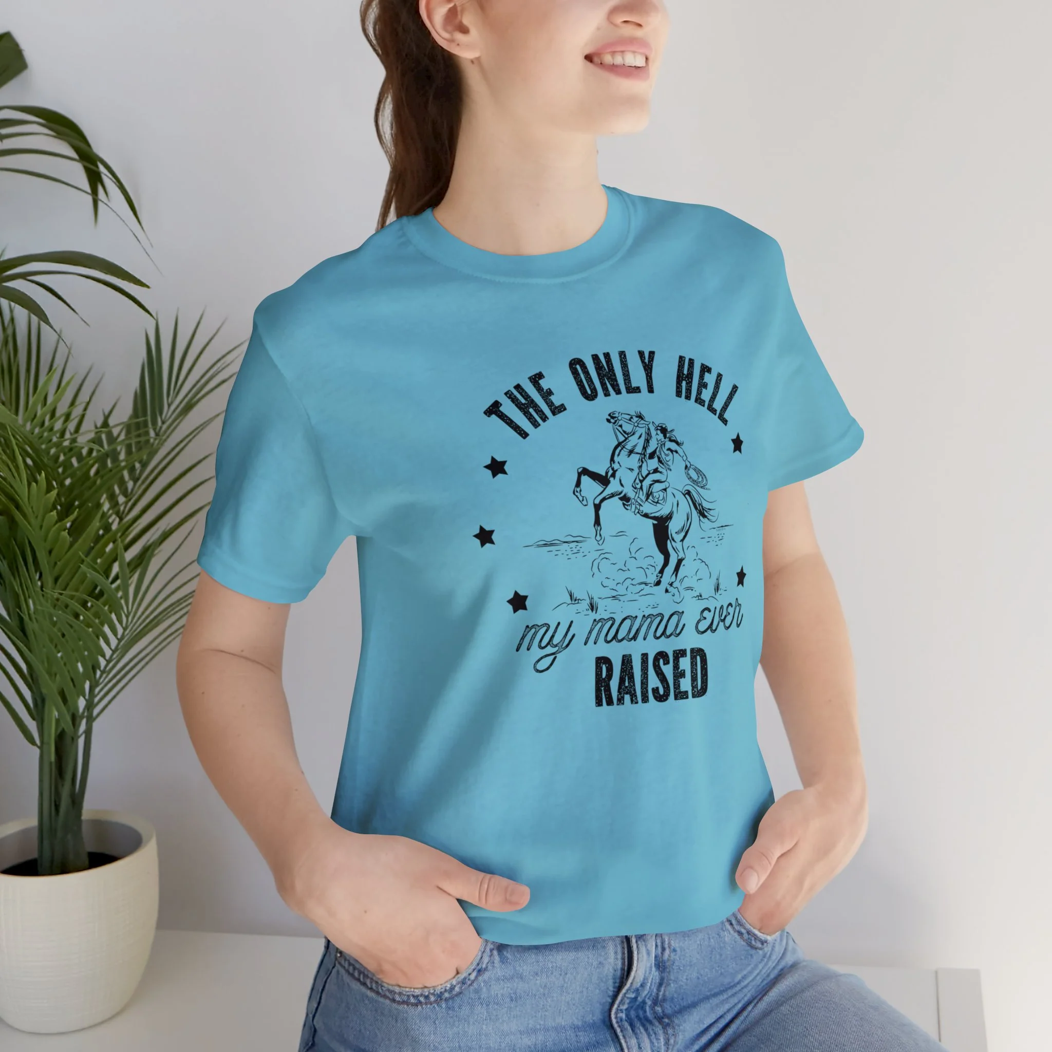 Mama Raised Hell Bella Canvas Unisex Jersey Tank