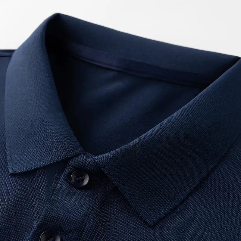Men’s Ice-Silk Cooling Polo Shirt Set – Quick-Dry Breathable Summer Wear