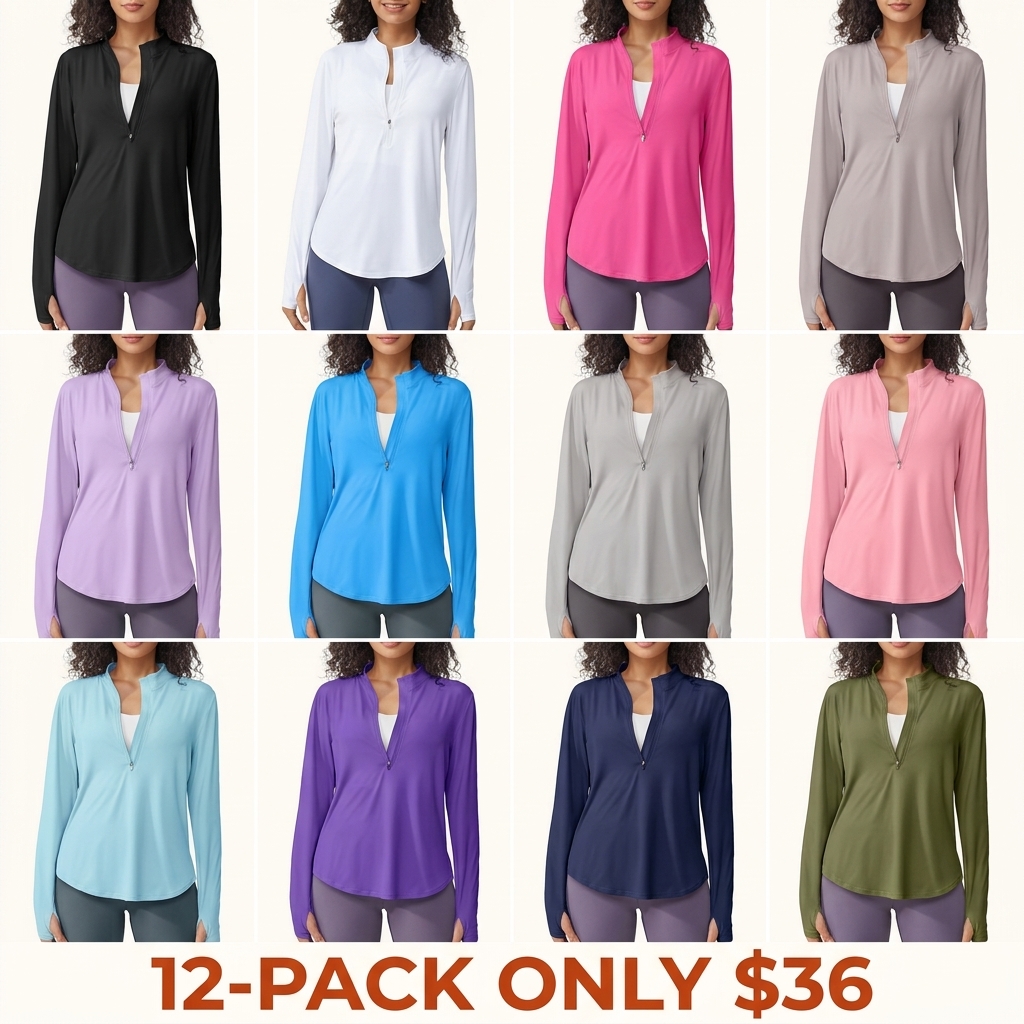 Women's UPF 50+ Sun Protection Shirt – Lightweight Golf Top