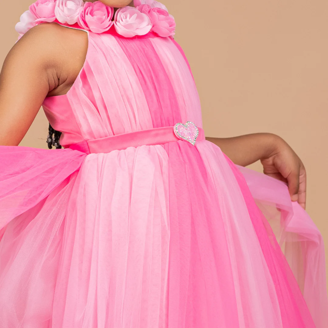 Pink Swirl Dress