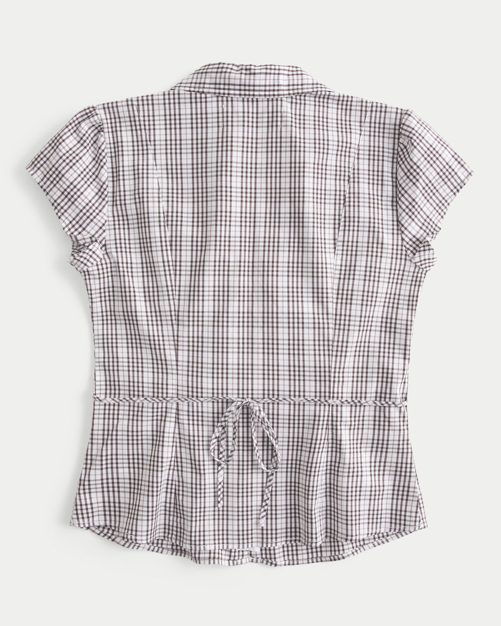 Short-Sleeve Ruched Shirt