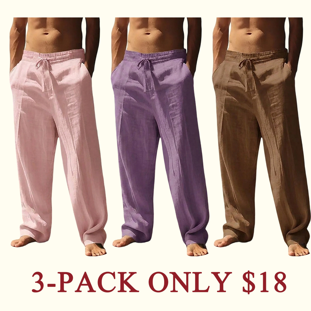 Men's Straight-Leg Casual Pants🍃