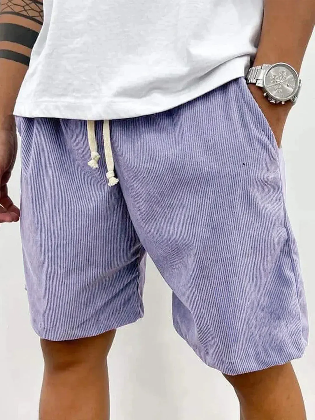 RL Casual Shorts-perfect for sunny strolls, brunch dates, or casual weekend adventures