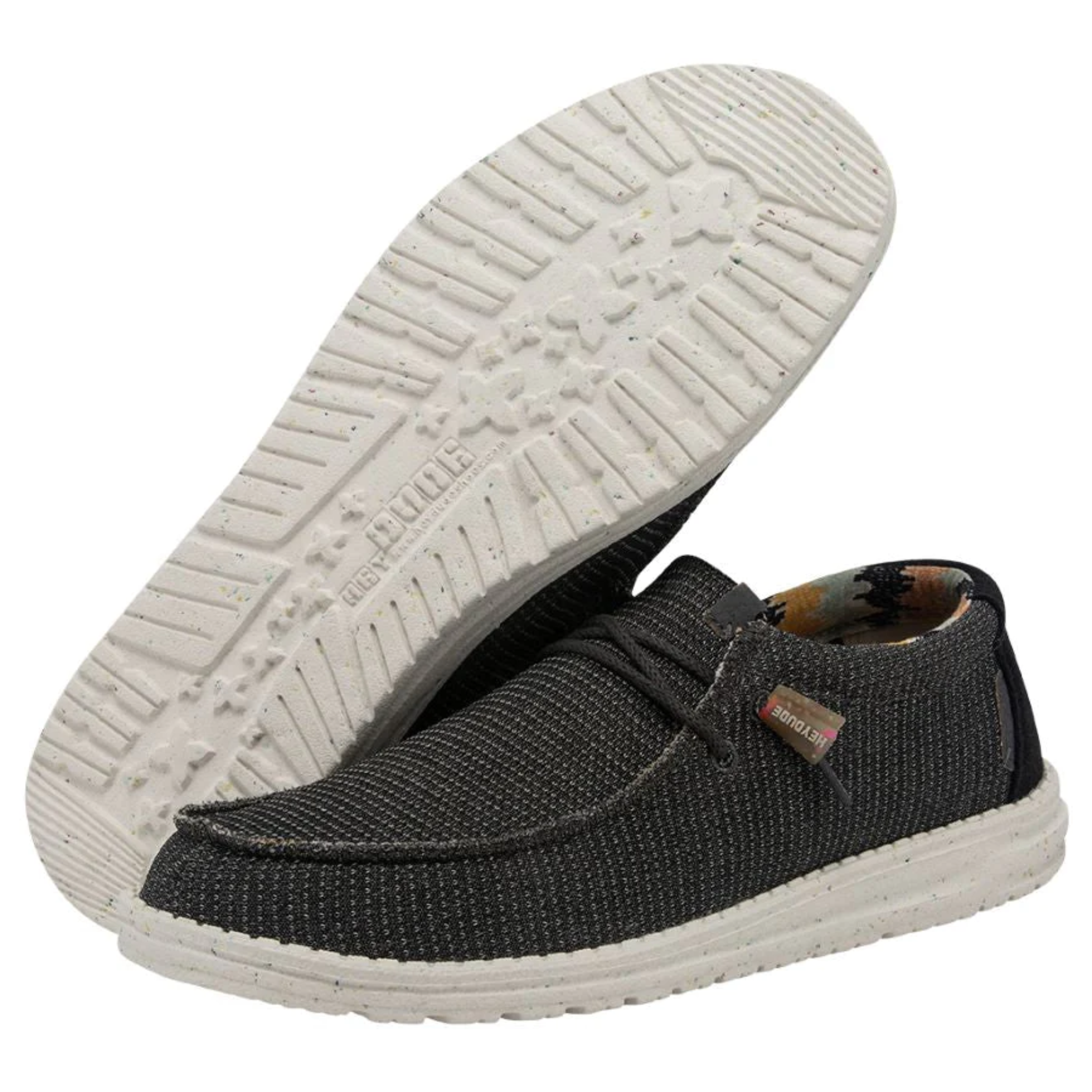 DUDE MEN'S WALLY KNIT CHARCOAL - 40007025