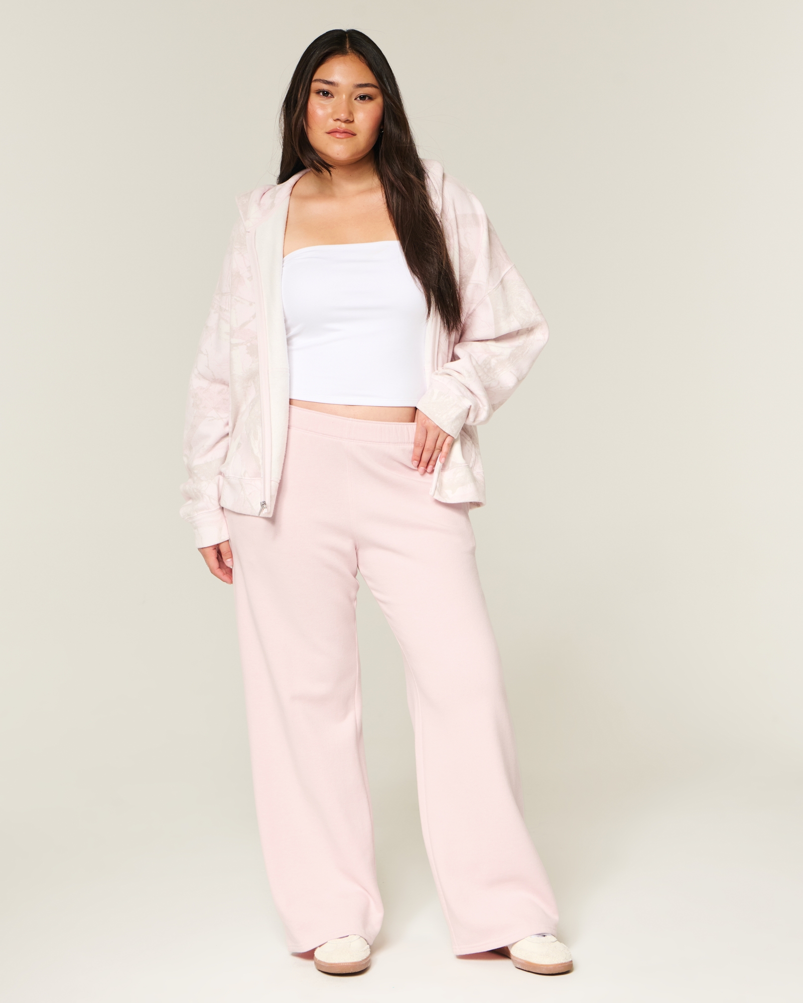 Wide-Leg Sweatpants