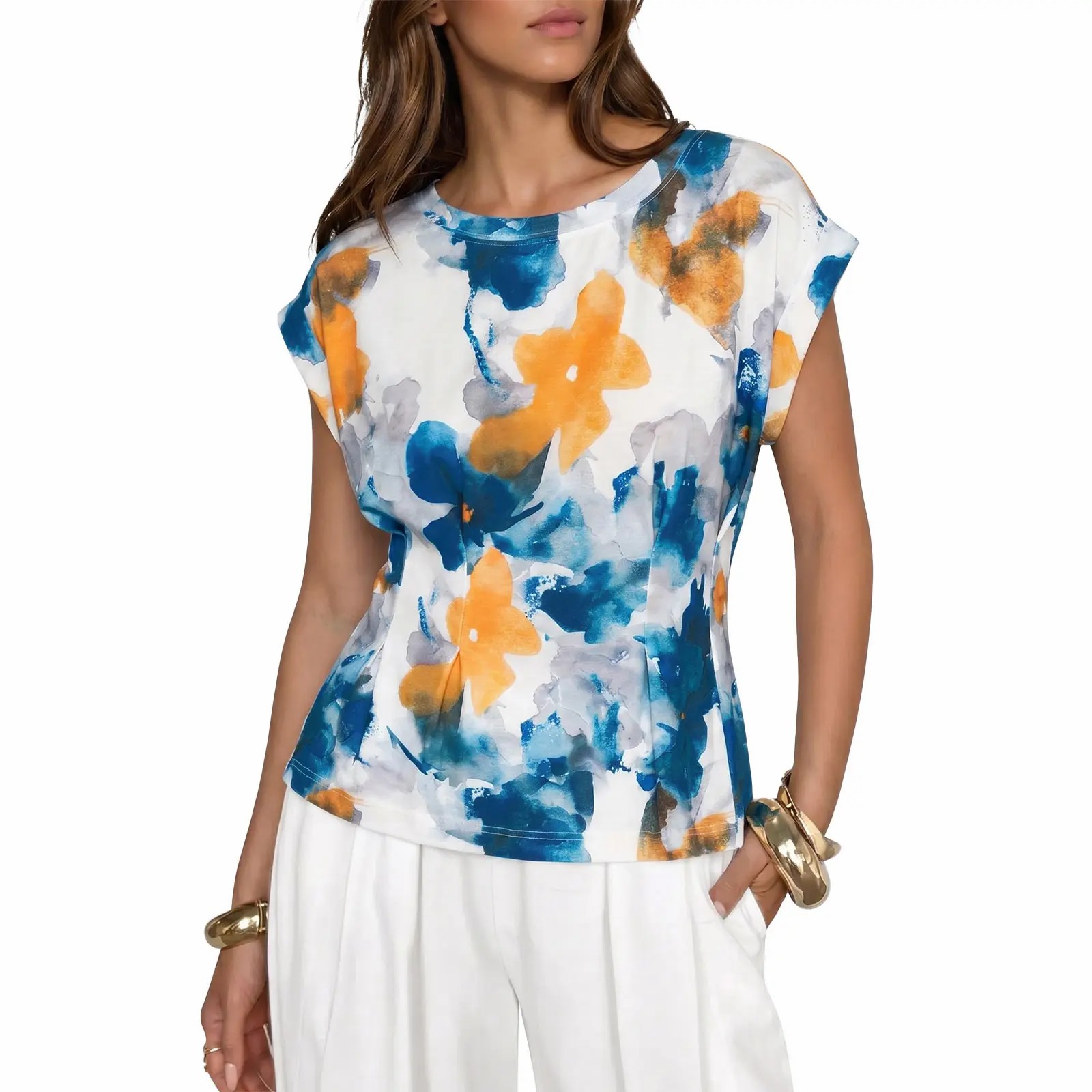 Women's Soft Peplum Casual Top