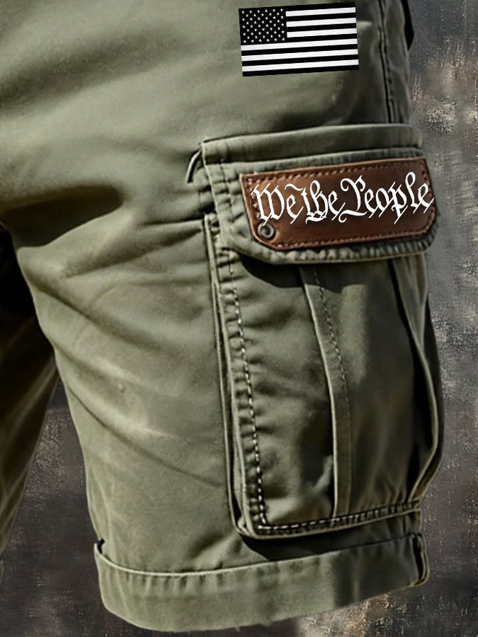 Men's Retro Outdoor Functional Work Shorts