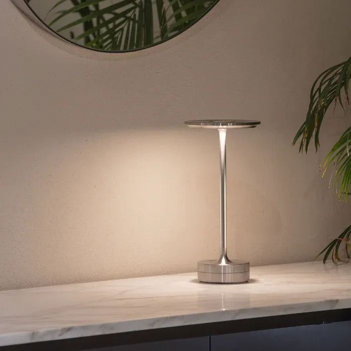 Ecolume Wireless Table Lamp - Dimmable & Rechargeable Waterproof Desk Light