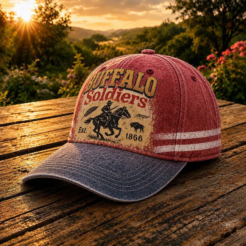Buffalo Soldier Casual Baseball Cap