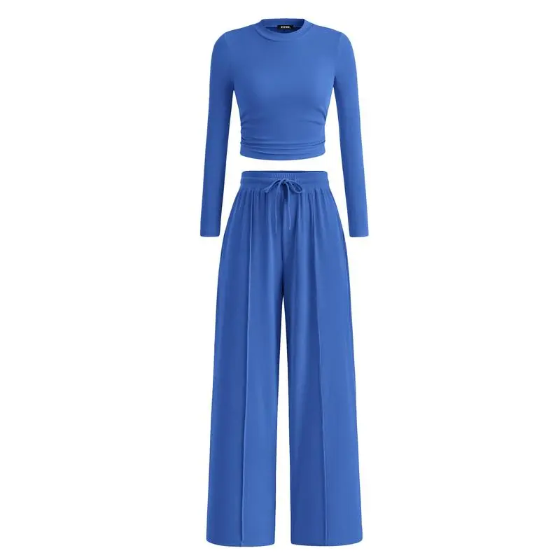 Women’s 2-Piece Ribbed Knit Lounge Set