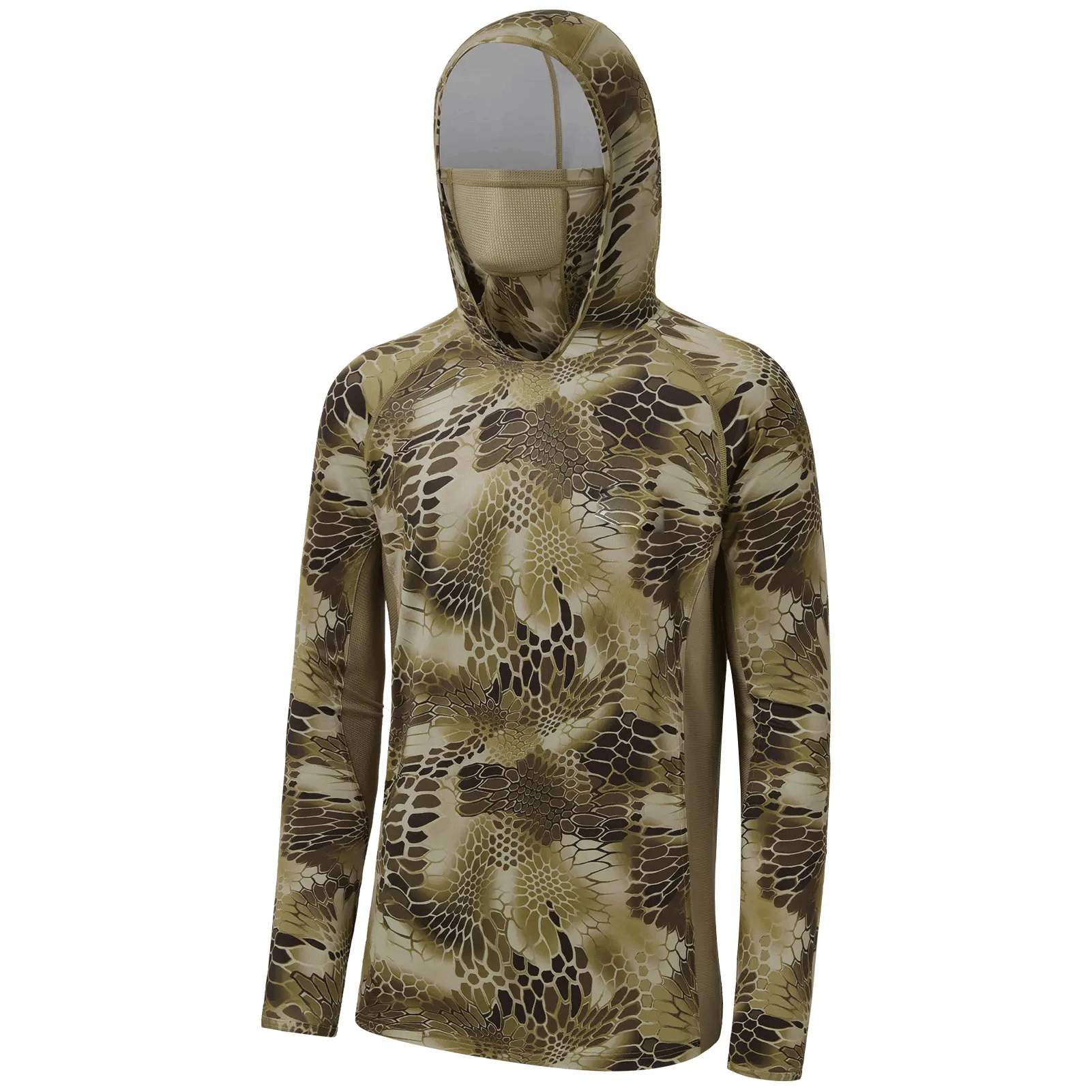 🔥🔥Men's UPF 50+ Lightweight Hunting Camo Hoodie Quick Dry Performance Long Sleeve Fishing Shirt with Hood