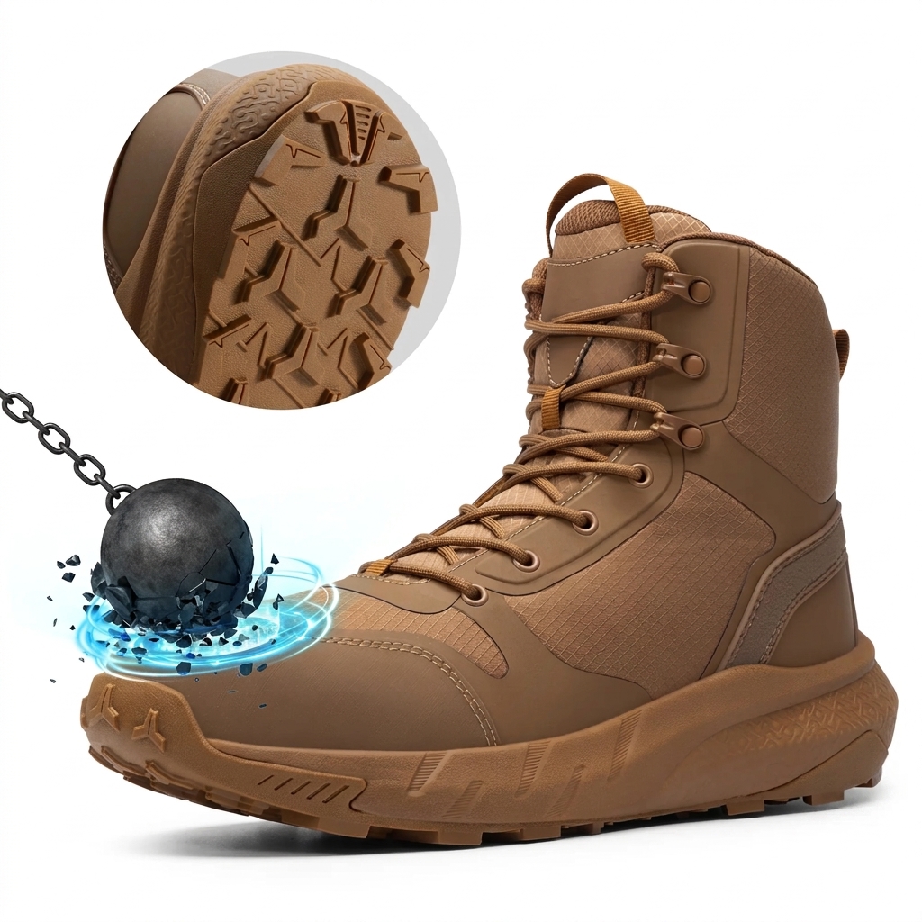 Men's Nano-Composite Toe Work Safety Boots