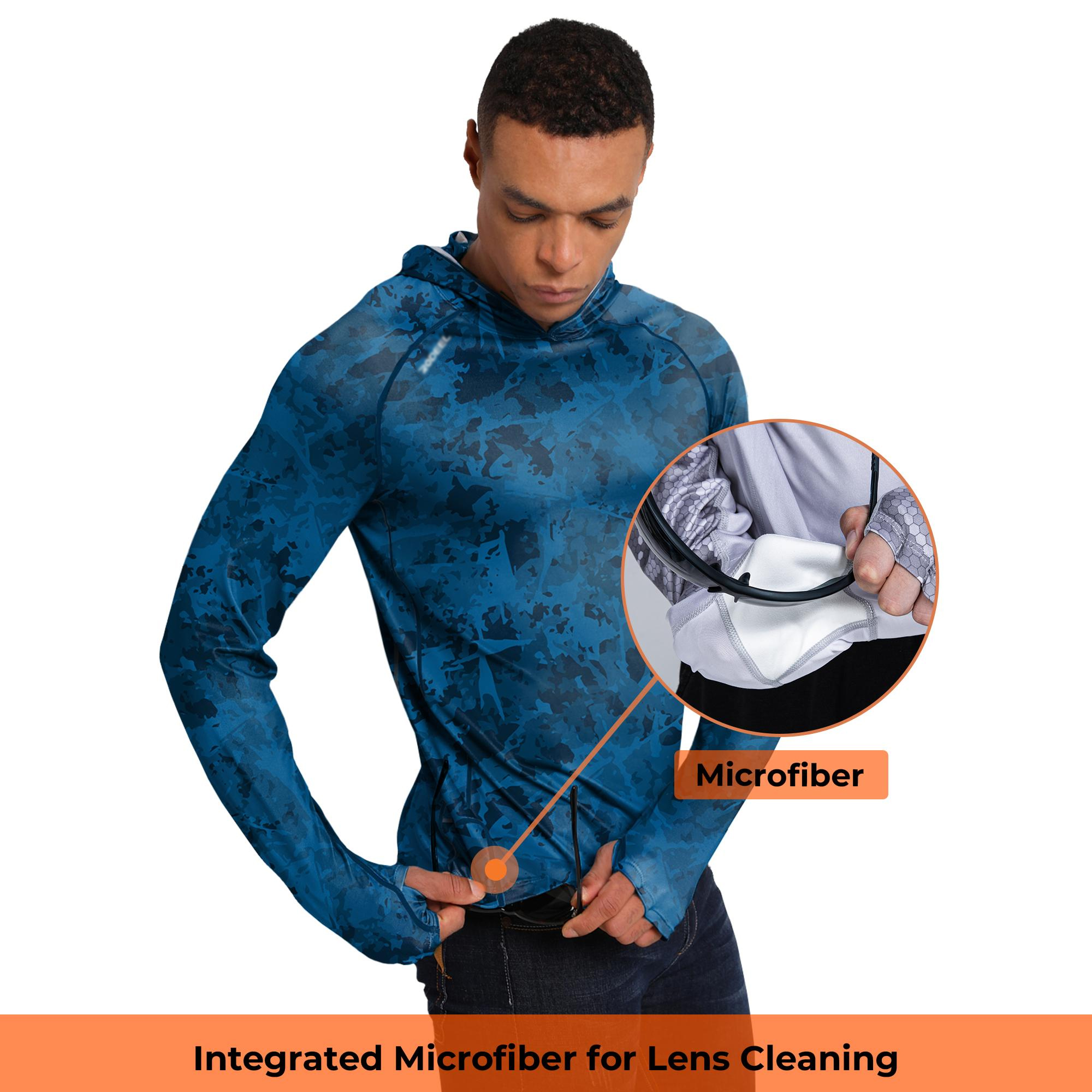 ☀️ Men's UPF 100+ Sun Protection Hoodie with Face Cover