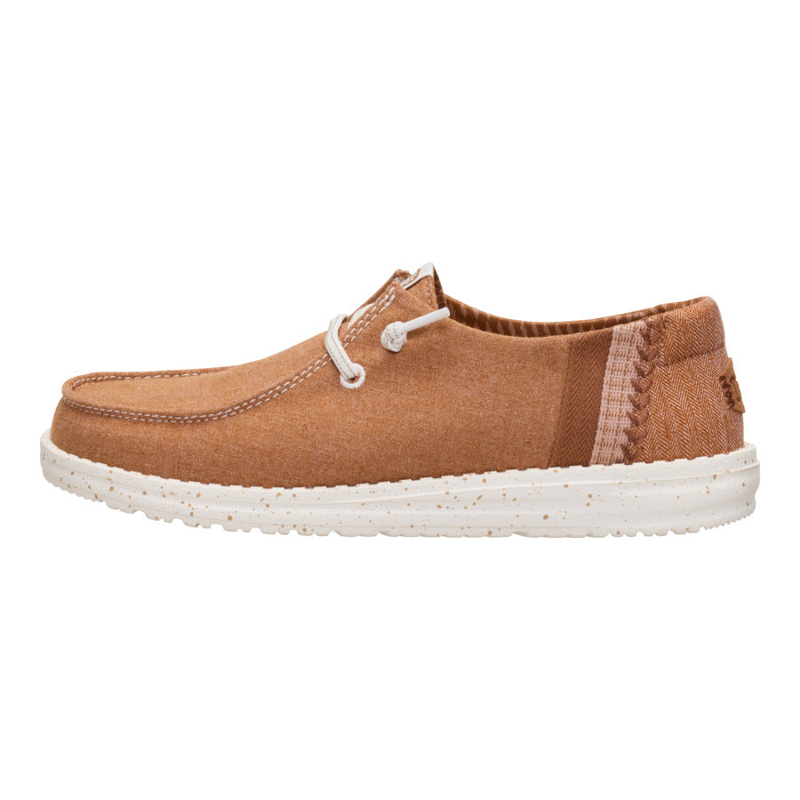 Wendy Break Brushed Linen - Chestnut