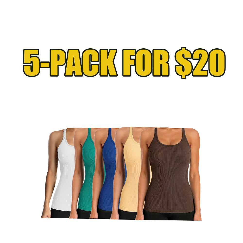Built-In Bra Racerback Workout Tank