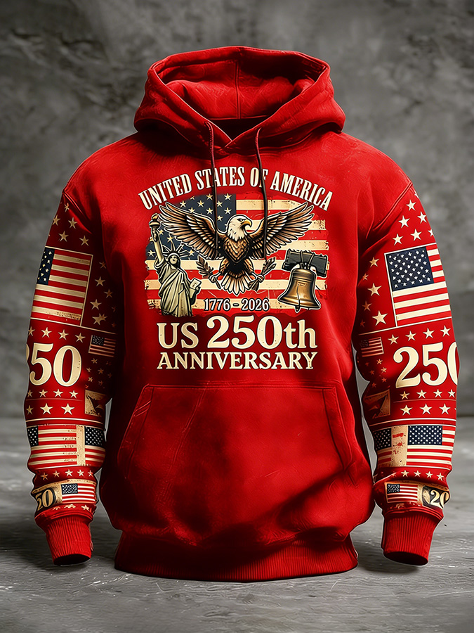 Men'S And Women'S 250Th Anniversary Celebration Hooded Sweatshirt