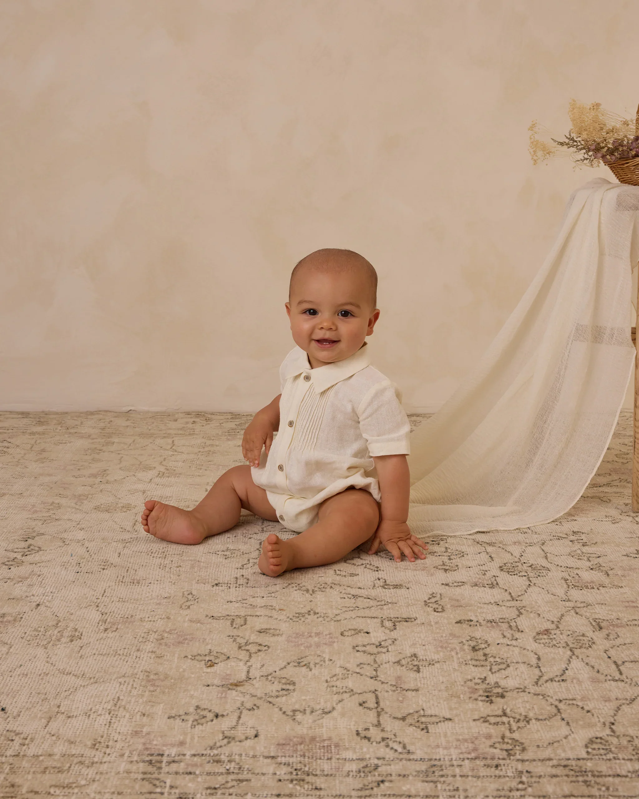HENRY ROMPER | IVORY