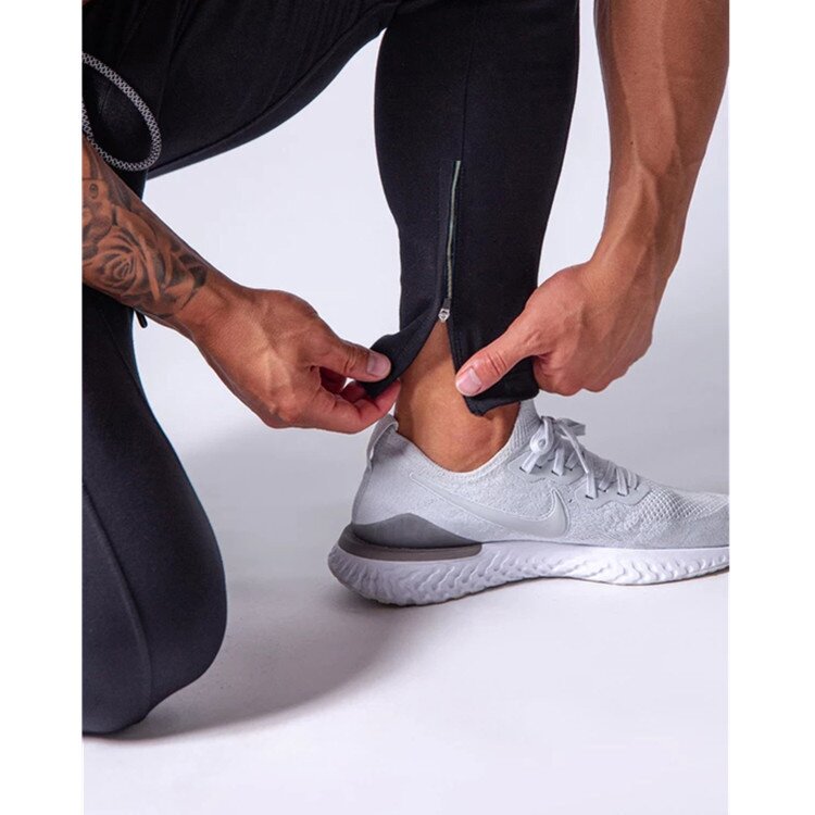 Men'S Patchwork Pocket Casual Knitted Trousers