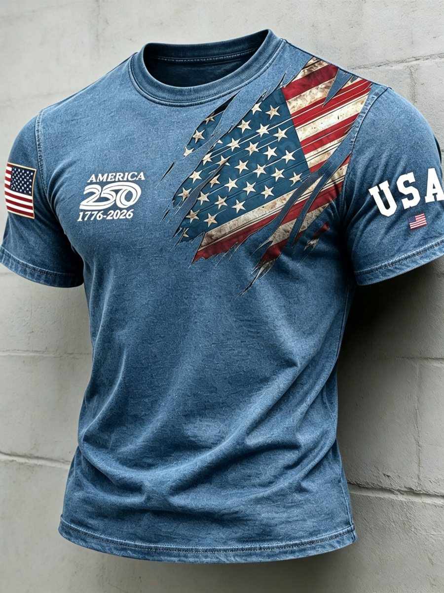 Men's American 250th Anniversary T-Shirt