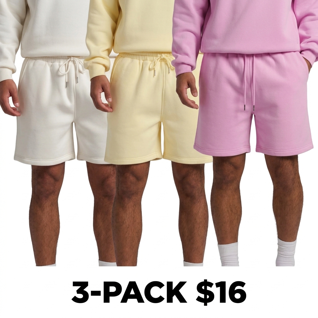 Unisex Basic Fleece Short – Cozy Lightweight Loungewear with Adjustable Drawstring Waist