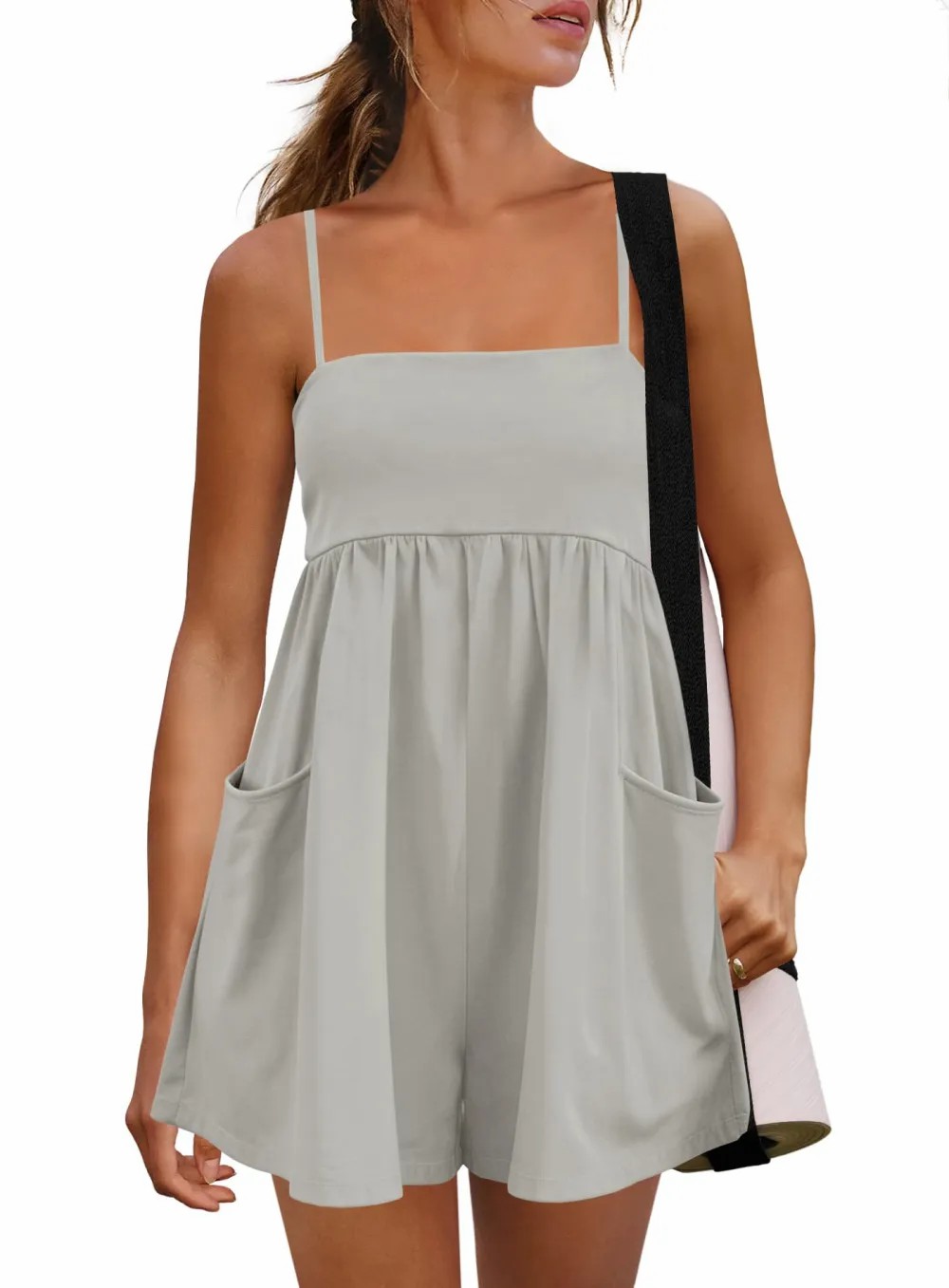 Women's Summer Cotton One Piece Jumpsuit