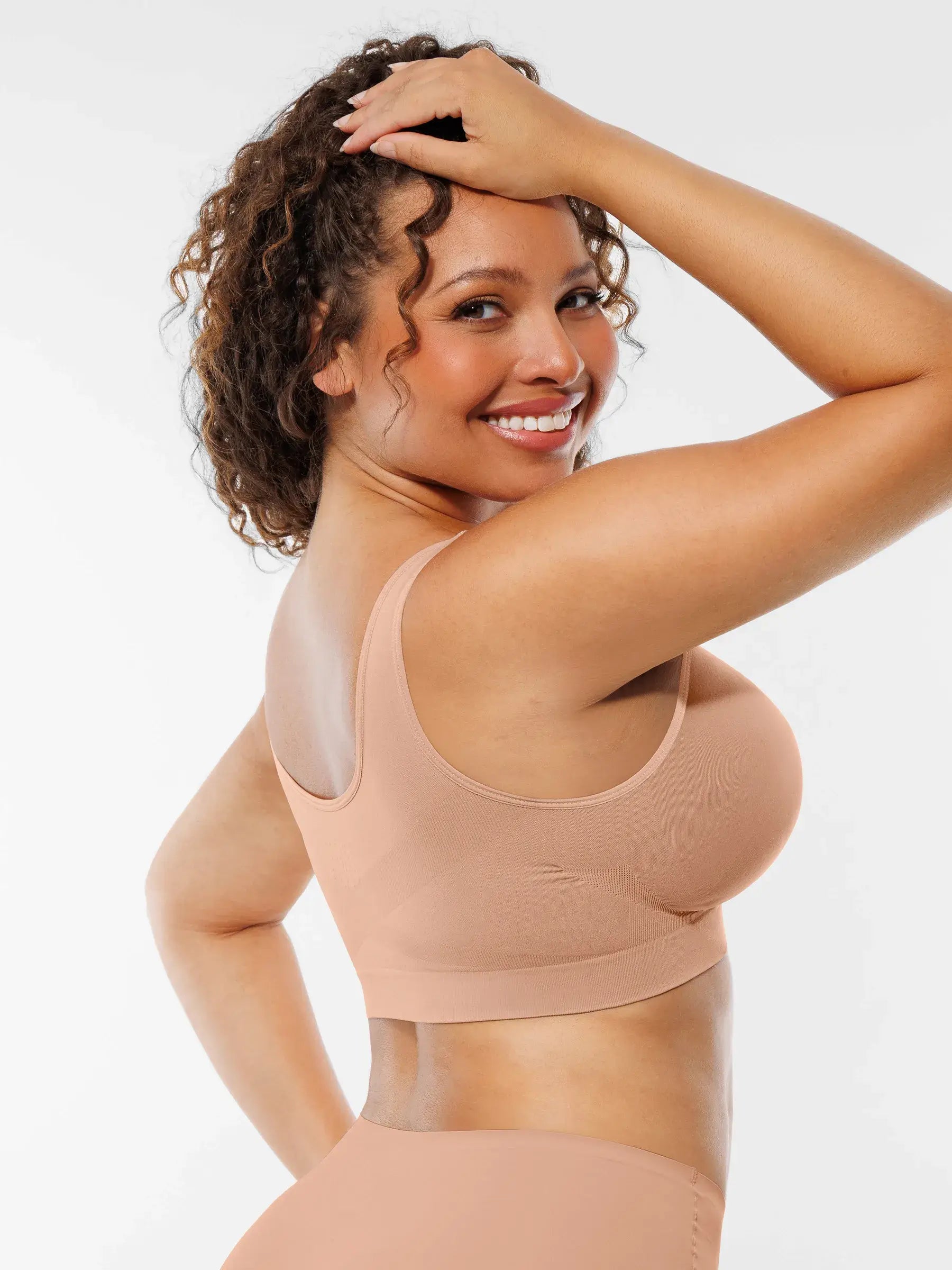Feelingirl Seamless No Underwire Full Coverage Bra
