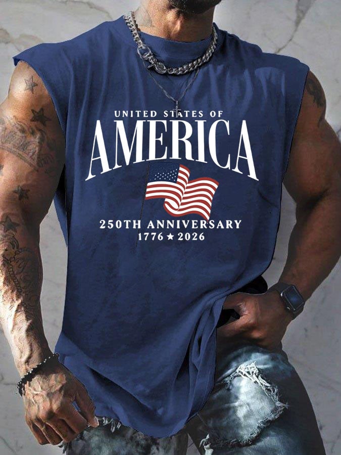 Men'S Casual Printed Vest