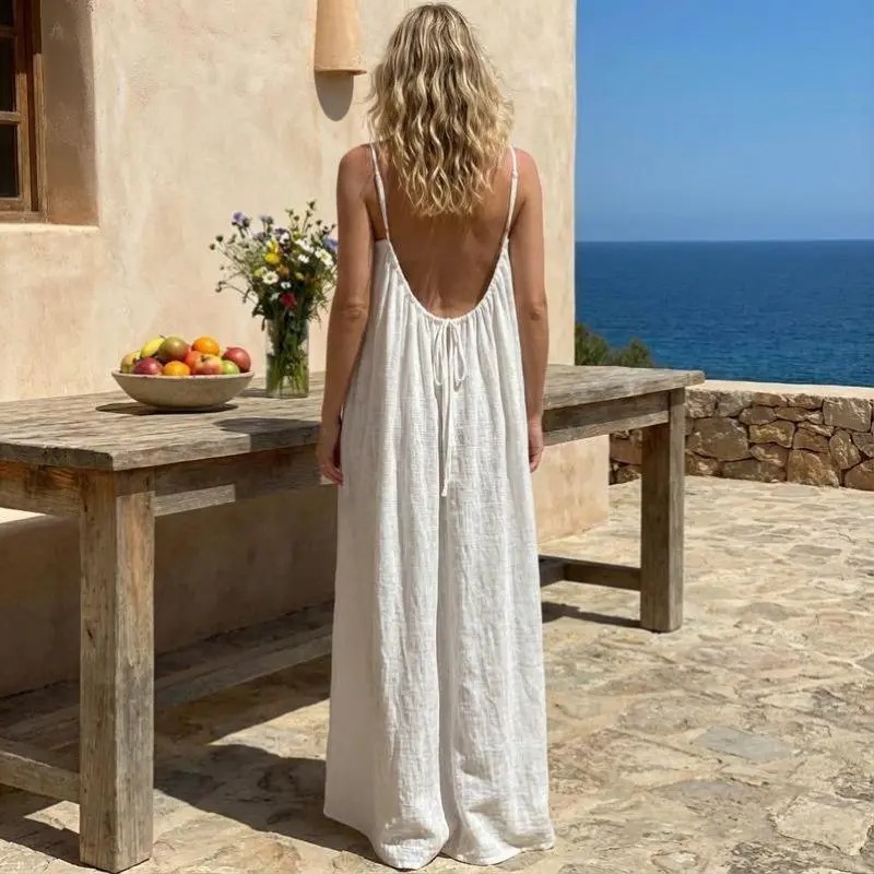 Women's Minimalist Sleeveless Nightgown