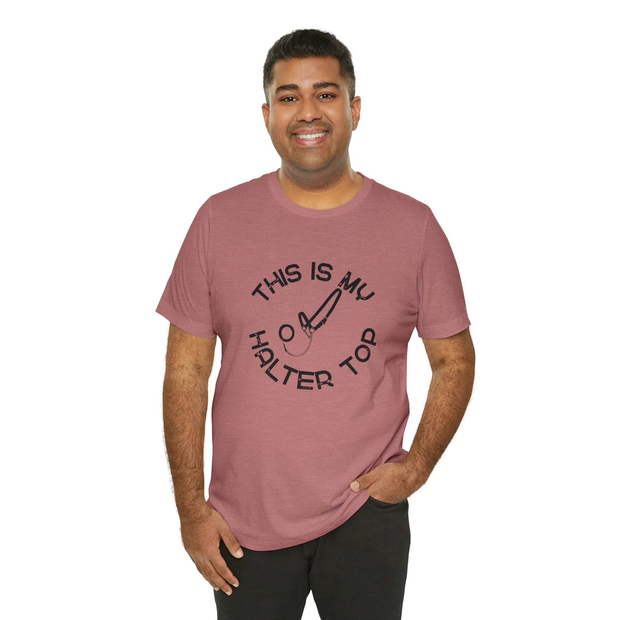 This is My Halter Top Unisex Jersey Short Sleeve Tee