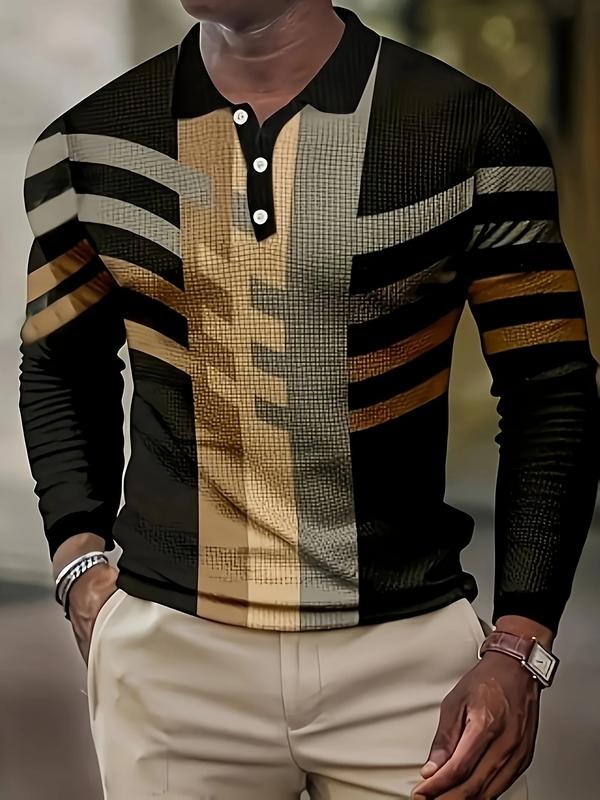Men's fashionable stand up collar long sleeved zipper collar shirt