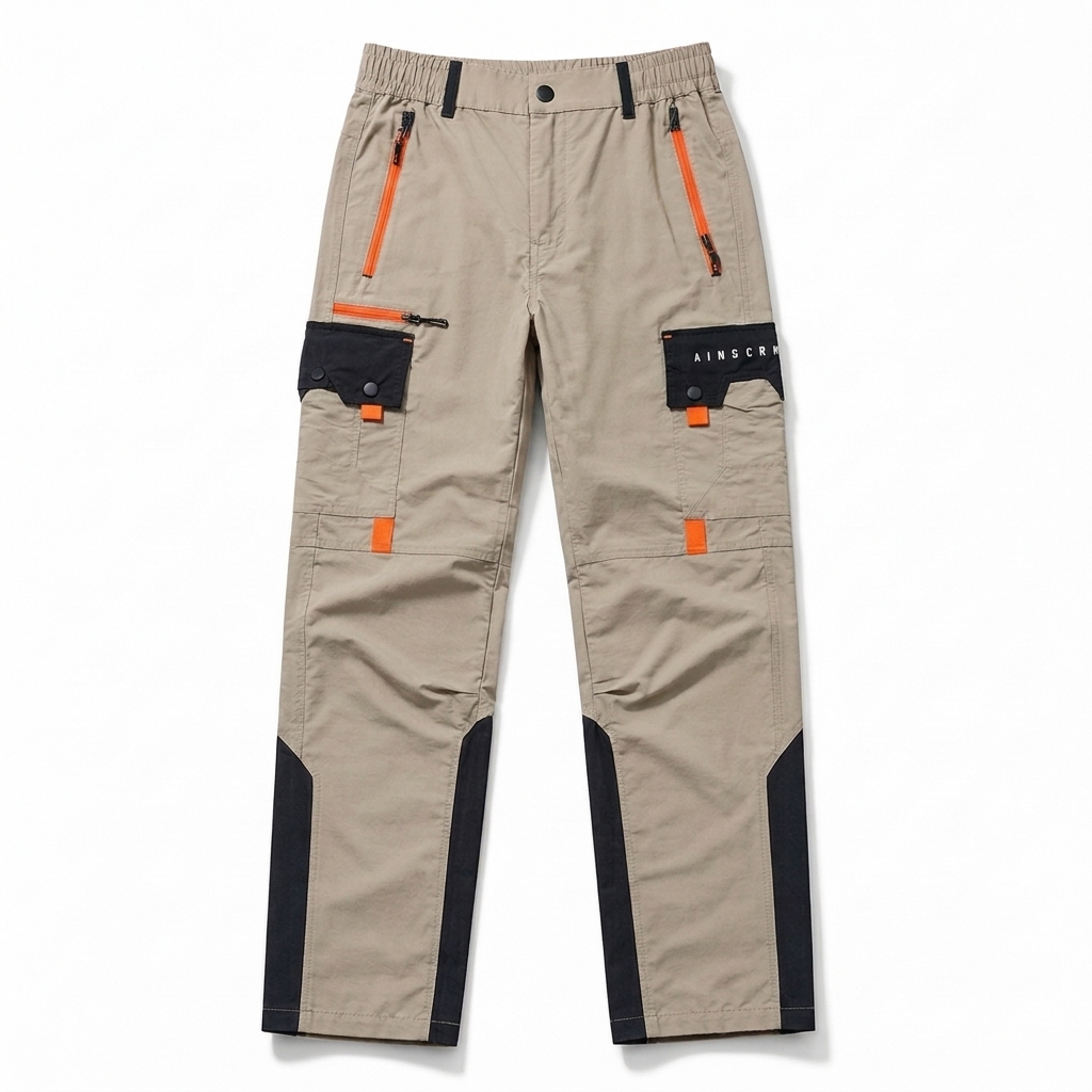 Men’s Multi-Pocket Utility Cargo Work Pants