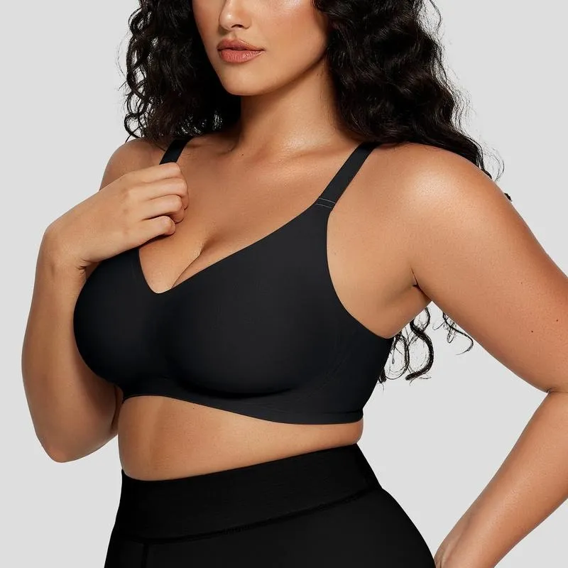 Women Comfortable Push Up Bras Wireless Seamless Full Coverage Bra